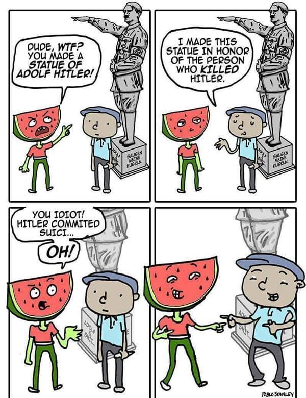 statue of the guy who killed hitler